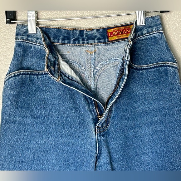 Vintage Lawman Western Jeans Women's High Waist Slim Fit Denim Rodeo Cowboy Y2K - Picture 4 of 11